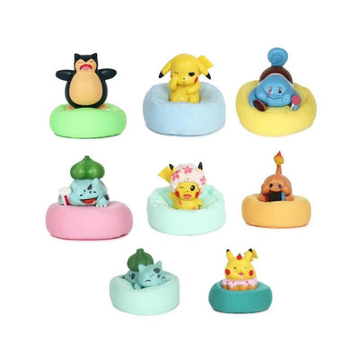 Pokemon Kid's Toys Standing Figure Showpiece | Set of 8