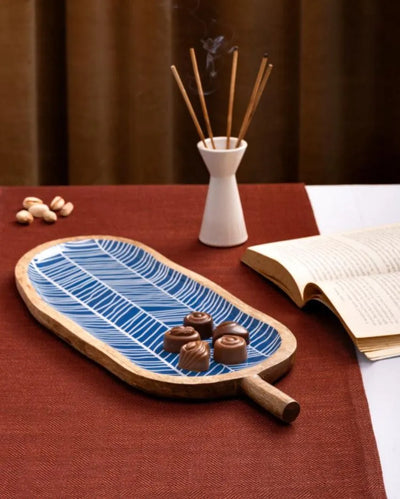 Leaf Wooden Platter