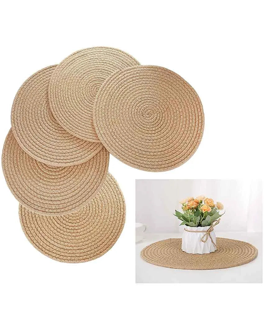 Jute Cotton Round Table Placemat