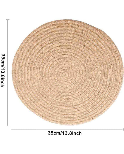 Jute Cotton Round Table Placemat