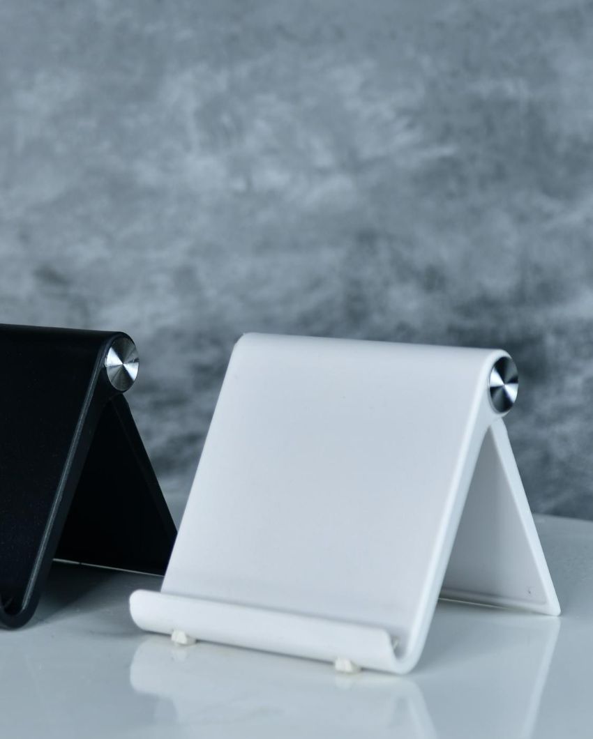 Trendy Adjustable Silver Tablet Stand Hinges | Set of 3