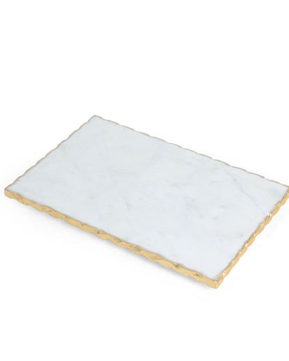 Trendy Appetizer Marble Platter | 12 x 8 inches