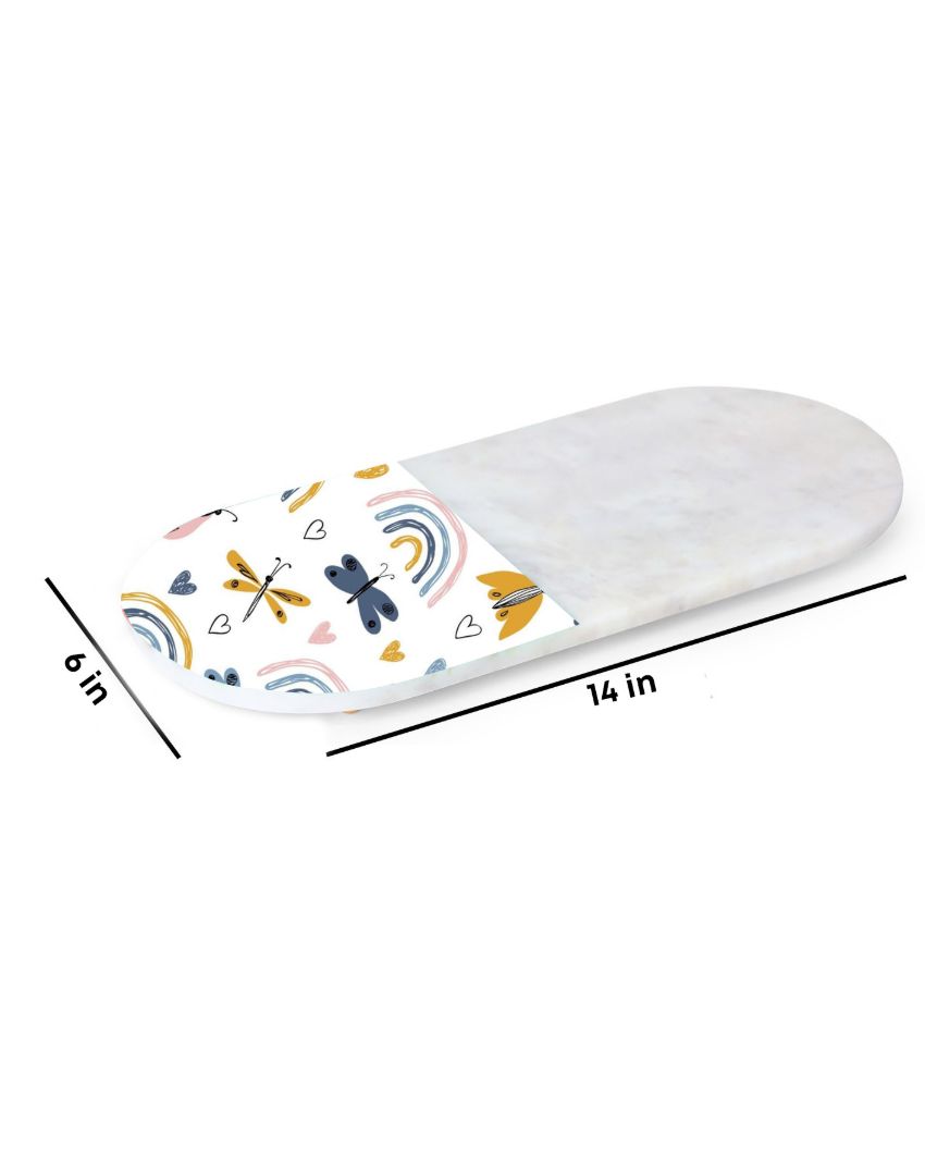 Opulent Marble Serving Platters | Set Of 2