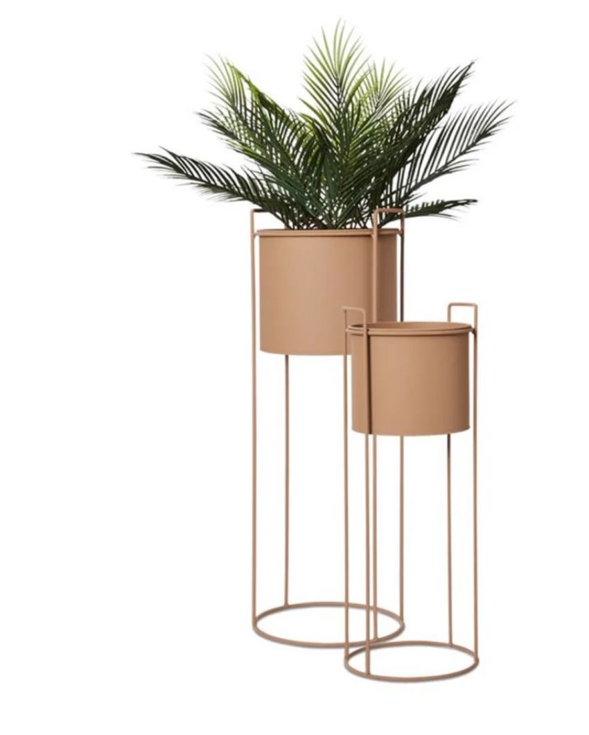 Elevate Stylish Pot with Stand Without Plant | Pack of 2