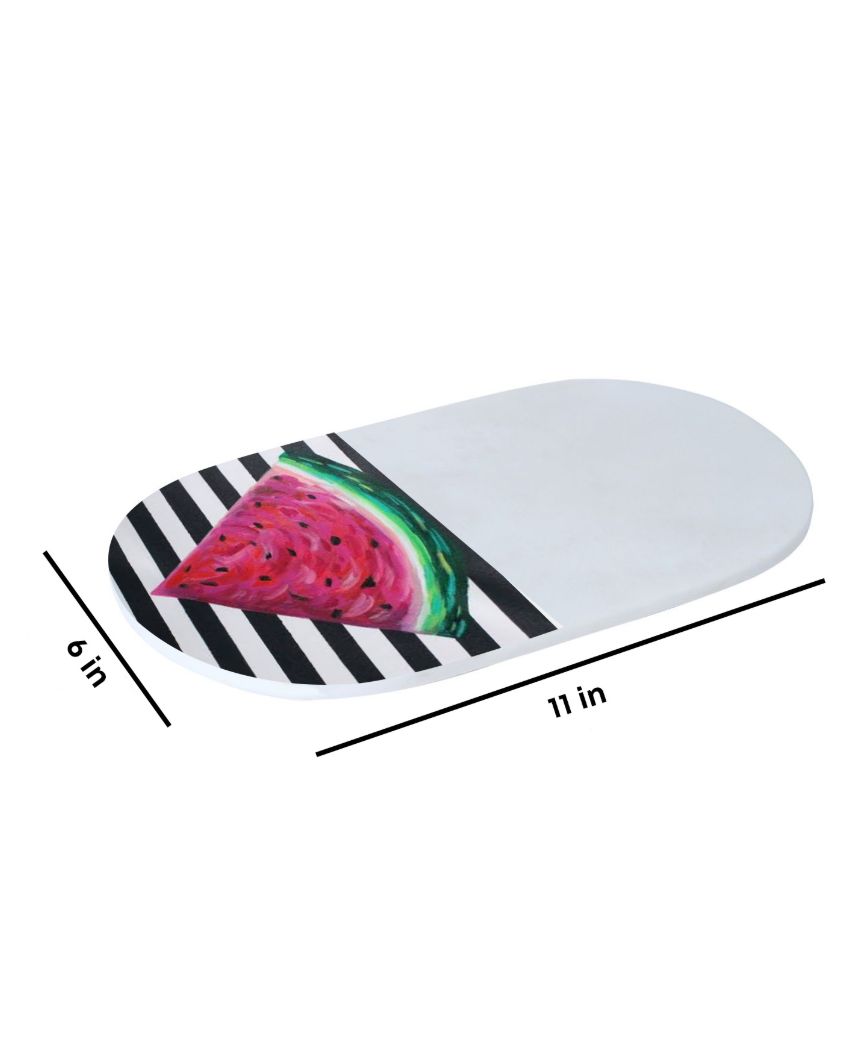 Premium White Marble Serving Platters | Set Of 2