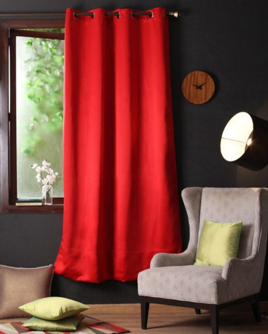 Luxurious Design Polyester Door Curtains With 8 Eyelets