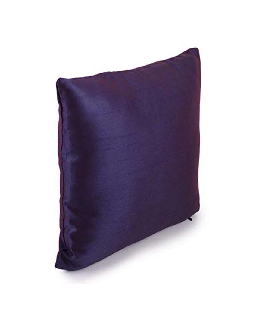 Faux Silk Polyester Cushion Covers  | Multiple Colors | Set Of 10 | 12 x 12 inches