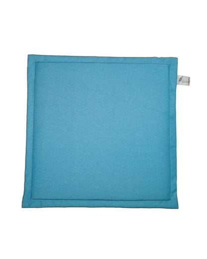 Reversible Waterproof Polyester Tie Up Cushion Pads For Chairs  | Multiple Colors | Set Of 4 | 16 x 16 inches