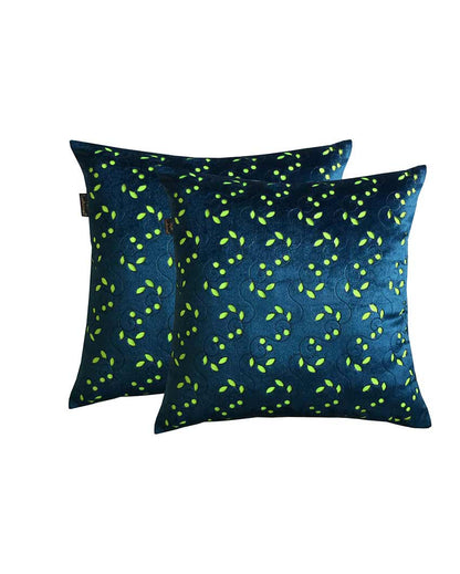 Laser Cut Velvet Cushion Covers | Set Of 2 | 16 x 16 inches