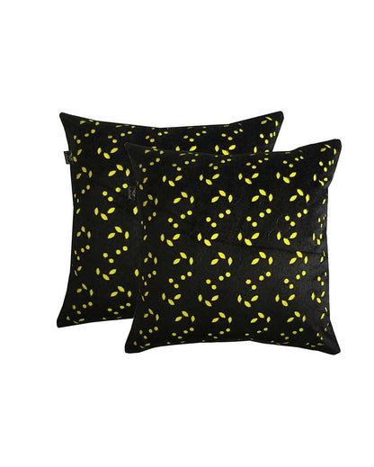 Laser Cut Velvet Cushion Covers | Set Of 2 | 16 x 16 inches