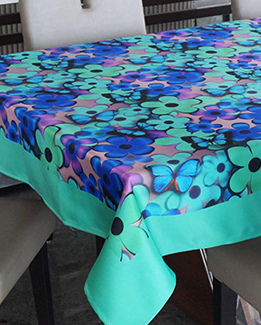 Modern Digital Printed Themed 6 Seater Table Cover | 60X90 inches Butterfly
