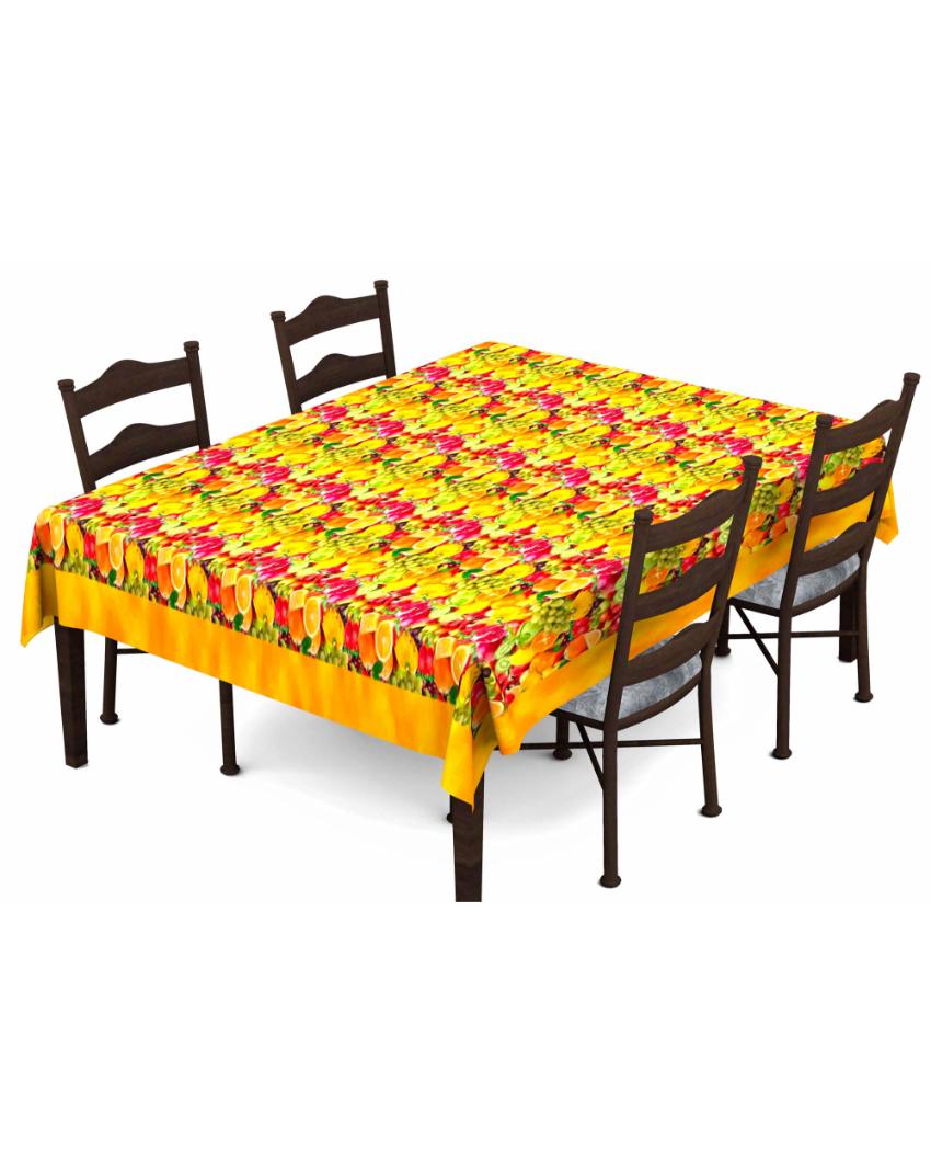 Premium Digital Printed Themed 6 Seater Table Cover | 60X90 inches Multicolor