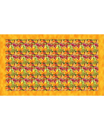 Premium Digital Printed Themed 6 Seater Table Cover | 60X90 inches Multicolor