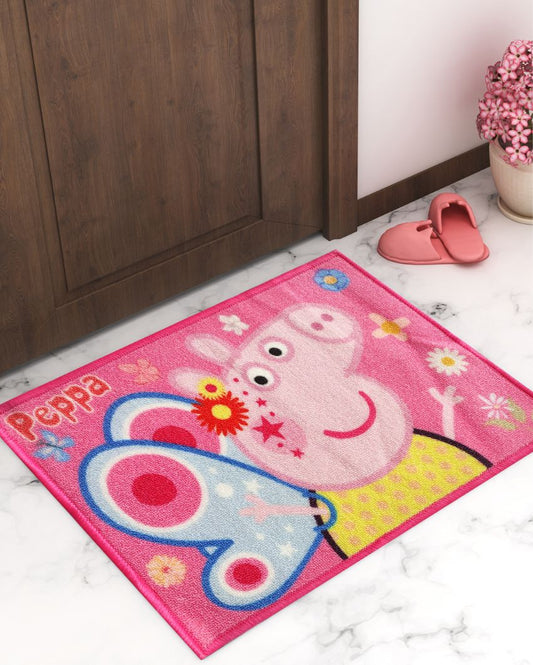 Pink Pega Living Kids Doormat | 22 x 14 inches