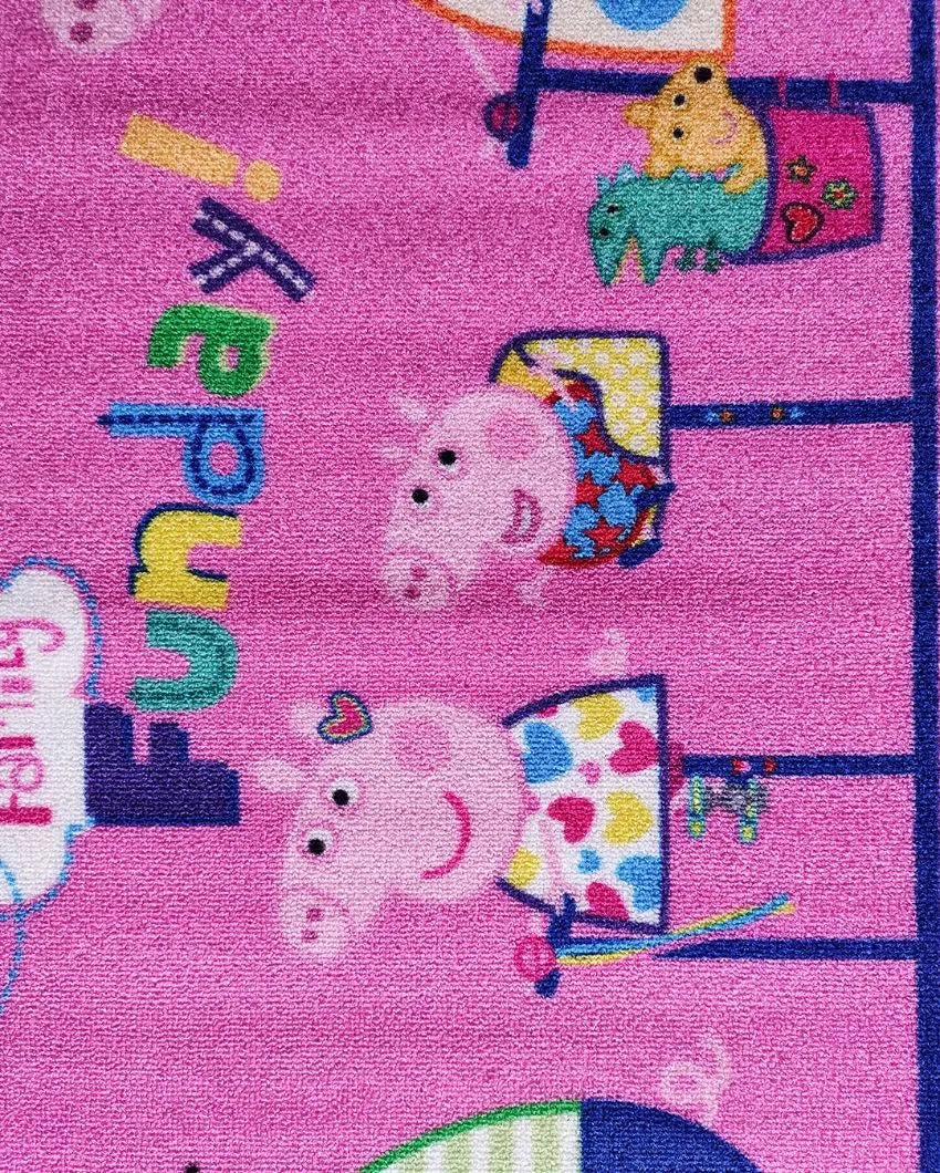 Funday Peppa Pig Nylon Floor Mat | 55 x 21 inches