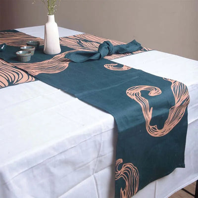 Printed Table runner | hemp linen | 72x13 Default Title