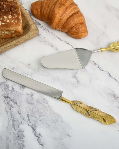 Exquisite Cake Server and Knife Set | Pack of 2