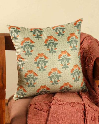 Priyadarsha Printed Velvet Cushion Covers | 16 x 16 inches