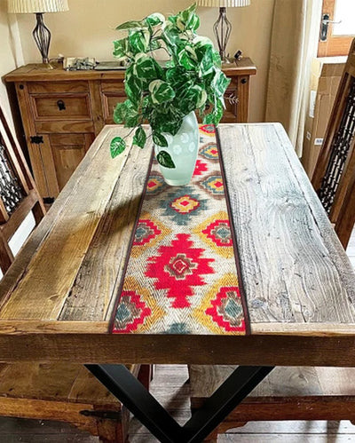 Stylish Accent Canvas Table Runner | 60 x 13 inches