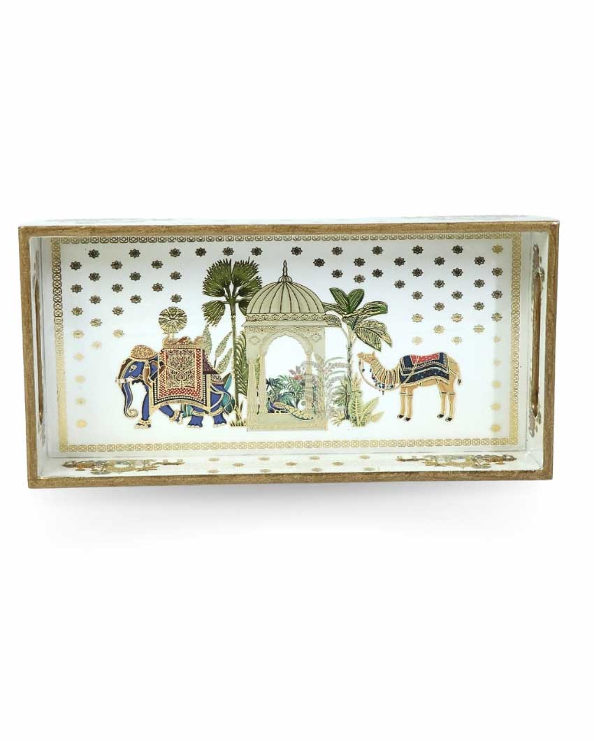 Royal Jaipur Camel Safari Decorative Tray | Set of 3