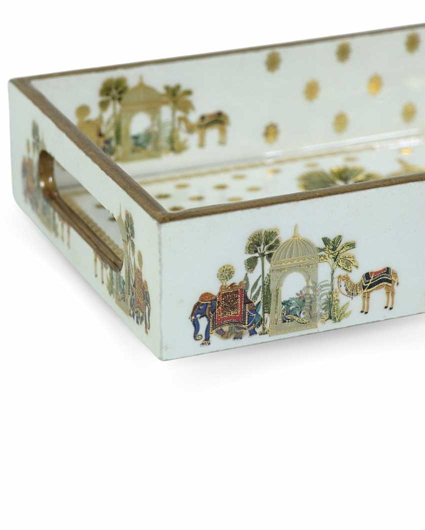 Royal Jaipur Camel Safari Decorative Tray | Set of 3