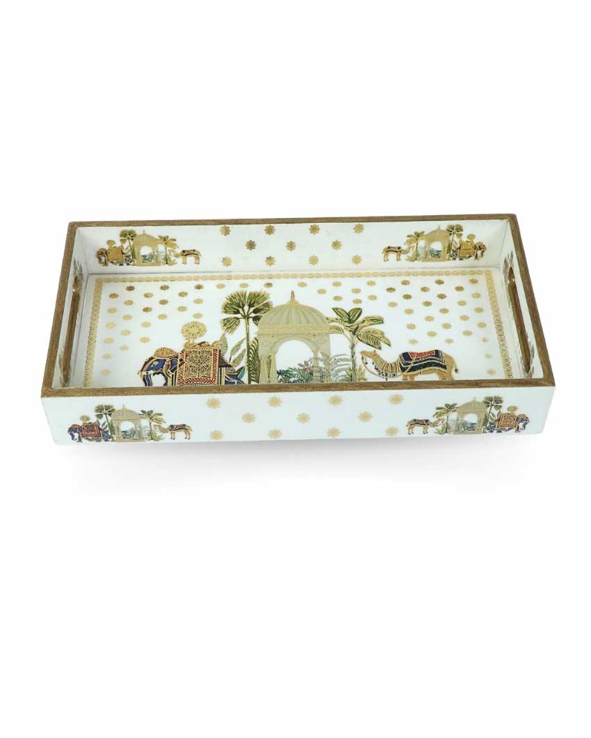 Royal Jaipur Camel Safari Decorative Tray | Set of 3