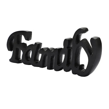 Luia Tabletop FreeStanding | Sign-Family | Multiple Colors Black