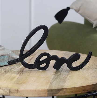 Vanie Tabletop FreeStanding | Sign-Love | Multiple Colors Black