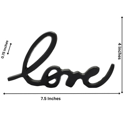 Vanie Tabletop FreeStanding | Sign-Love | Multiple Colors Black