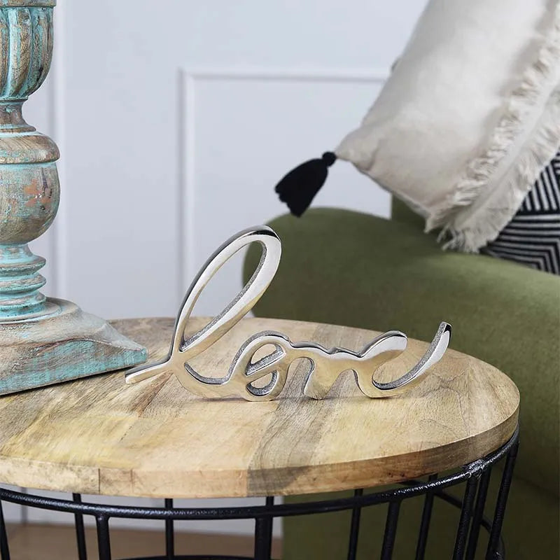 Vanie Tabletop FreeStanding | Sign-Love | Multiple Colors Nickel