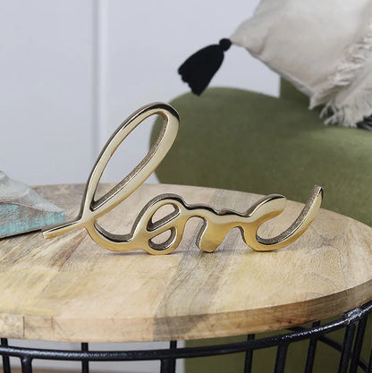 Vanie Tabletop FreeStanding | Sign-Love | Multiple Colors Gold