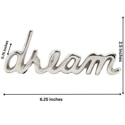 Isla Tabletop FreeStanding | Sign-Dream | Multiple Colors Nickel