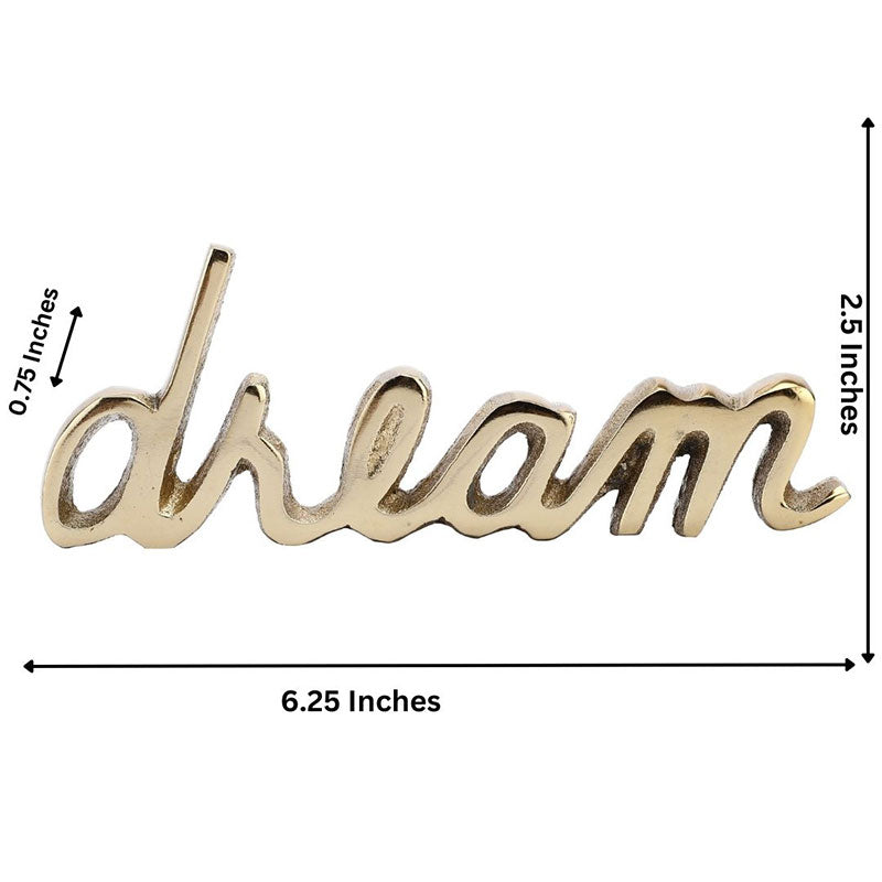 Isla Tabletop FreeStanding | Sign-Dream | Multiple Colors Gold