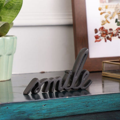 Emilia Tabletop Free Standing | Sign - Smile