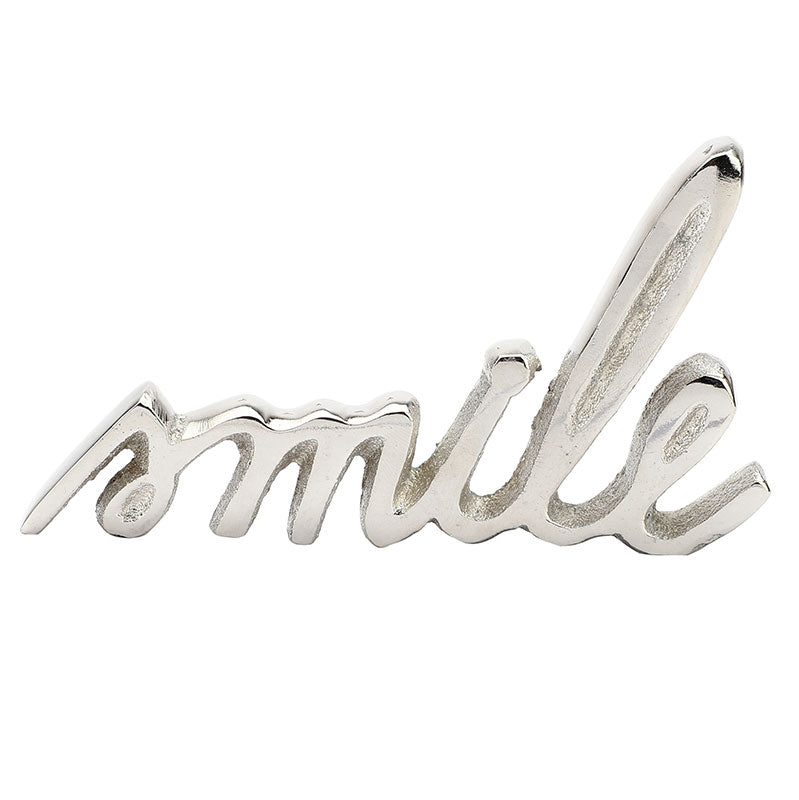 Emilia Tabletop FreeStanding | Sign-Smile | Multiple Colors Nickel