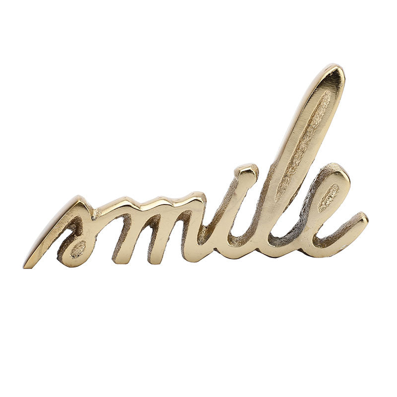 Emilia Tabletop FreeStanding | Sign-Smile | Multiple Colors Gold