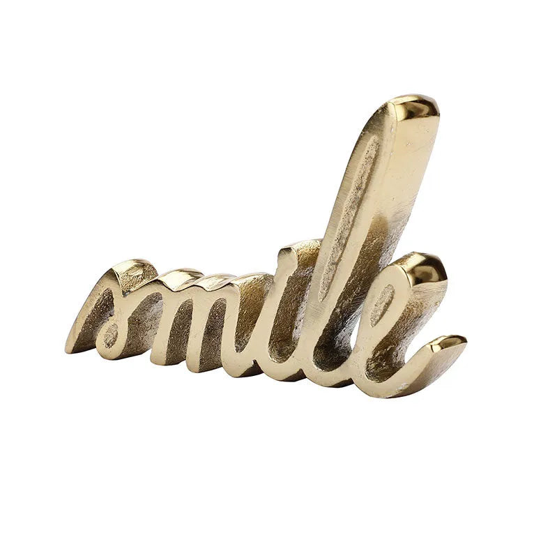 Emilia Tabletop FreeStanding | Sign-Smile | Multiple Colors Gold