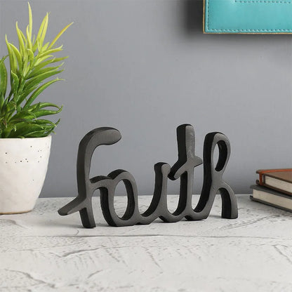 Vasla Tabletop FreeStanding | Sign-Faith | Multiple Colors Black