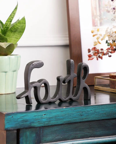 Vasla Tabletop Free Standing | Sign-Faith Black