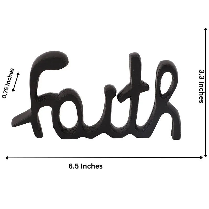 Vasla Tabletop FreeStanding | Sign-Faith | Multiple Colors Black