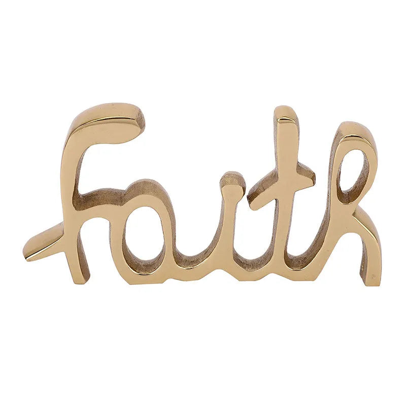 Vasla Tabletop FreeStanding | Sign-Faith | Multiple Colors Gold