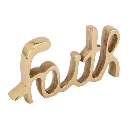 Vasla Tabletop FreeStanding | Sign-Faith | Multiple Colors Gold