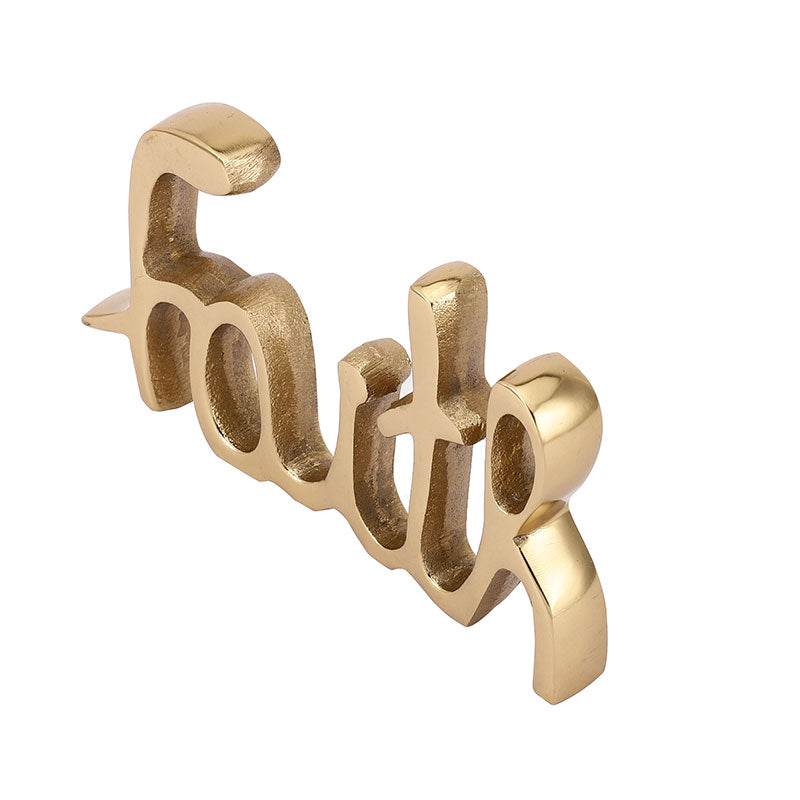 Vasla Tabletop FreeStanding | Sign-Faith | Multiple Colors Gold