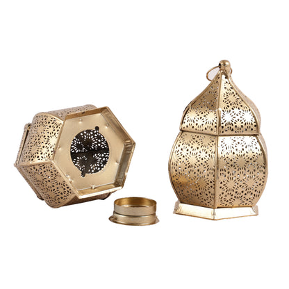 Unique Moroccan Lantern Candle Holder | Set of 2 Default Title