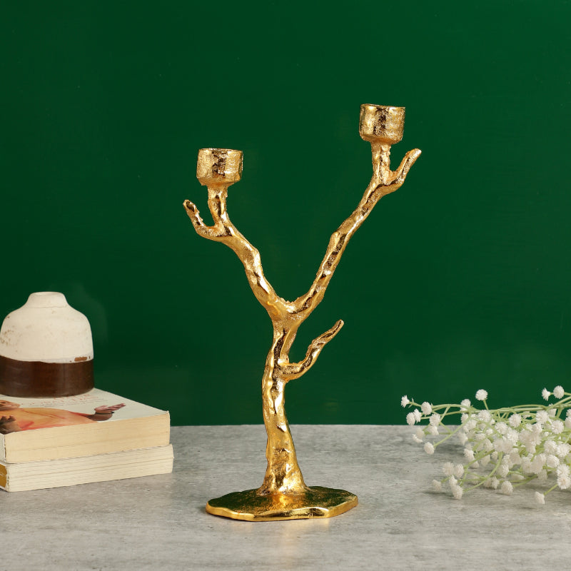 Metal Candlestick Holder for Taper Candles Dusaan