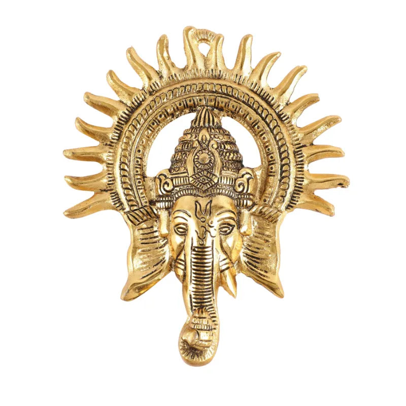 Gold Lord Ganesh Wall Hanging Default Title