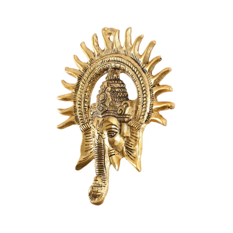 Gold Lord Ganesh Wall Hanging Default Title