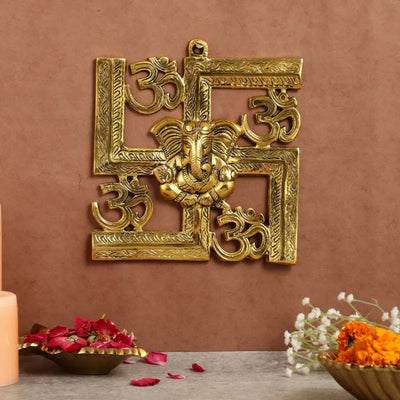 Lord Ganesh Wall Hanging for Home Entrance Default Title