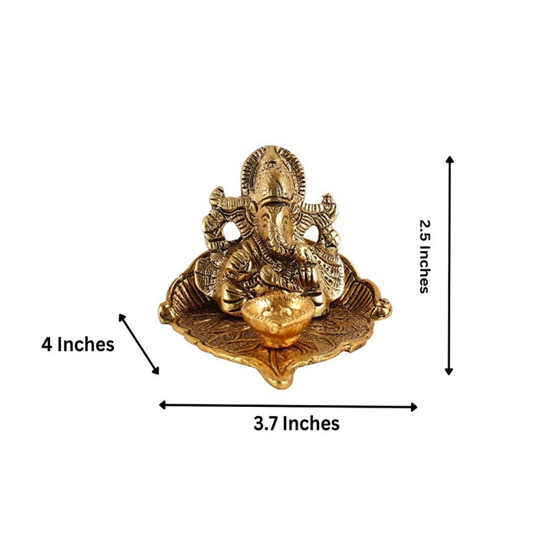 Lord Ganesh Ji Diya Default Title