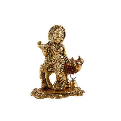 Lord Kanha Ji Metal Showpiece Default Title